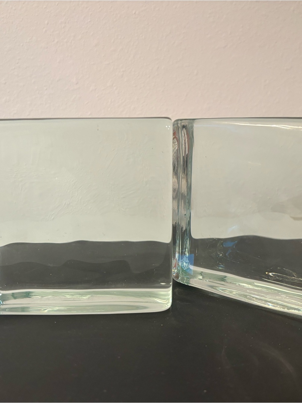 Clear Glass Decorative Block - Transparent - Picture 7 of 7